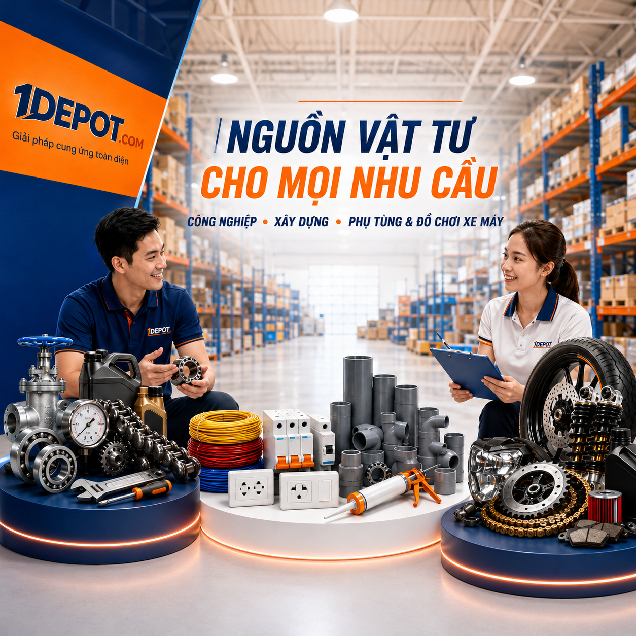 Nguồn cung vật tư cho mọi nhu cầu